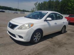 Nissan salvage cars for sale: 2012 Nissan Versa S