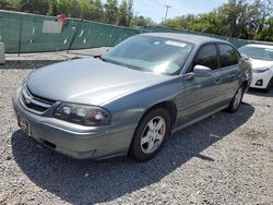 Chevrolet Impala LS salvage cars for sale: 2005 Chevrolet Impala LS