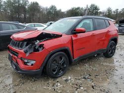 Salvage cars for sale at Mendon, MA auction: 2019 Jeep Compass Latitude