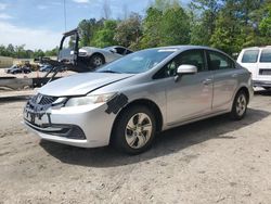 Honda salvage cars for sale: 2015 Honda Civic LX