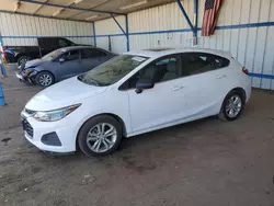 Salvage cars for sale at Colorado Springs, CO auction: 2019 Chevrolet Cruze LT