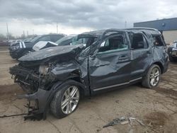 Vehiculos salvage en venta de Copart Woodhaven, MI: 2017 Ford Explorer XLT