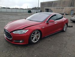 Salvage cars for sale at Fredericksburg, VA auction: 2013 Tesla Model S