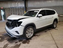 Salvage cars for sale at Chalfont, PA auction: 2021 Volkswagen Atlas SEL