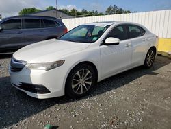 Salvage cars for sale from Copart Midway, FL: 2015 Acura TLX Tech