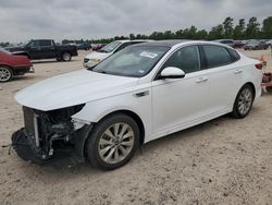 Salvage cars for sale at Houston, TX auction: 2017 KIA Optima EX