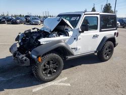 Salvage cars for sale from Copart Rancho Cucamonga, CA: 2023 Jeep Wrangler Sport