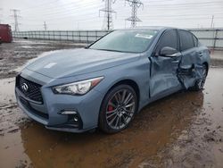 Infiniti q50 red Sport 400 salvage cars for sale: 2021 Infiniti Q50 RED Sport 400