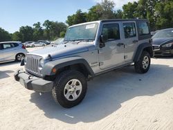 Salvage cars for sale at Ocala, FL auction: 2016 Jeep Wrangler Unlimited Sport