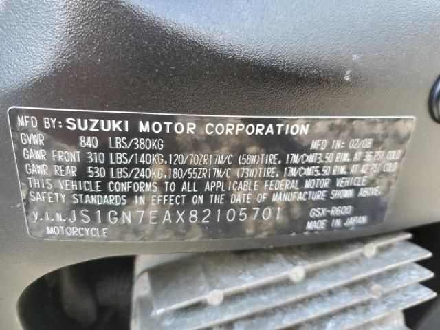 2008 Suzuki GSX-R600