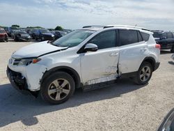 Salvage cars for sale at San Antonio, TX auction: 2015 Toyota Rav4 XLE