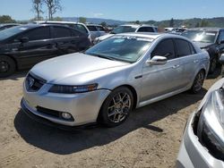 Salvage cars for sale from Copart San Martin, CA: 2008 Acura TL Type S