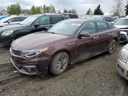 Salvage cars for sale from Copart Woodburn, OR: 2020 KIA Optima LX