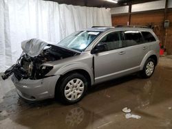 Salvage cars for sale at Ebensburg, PA auction: 2016 Dodge Journey SE