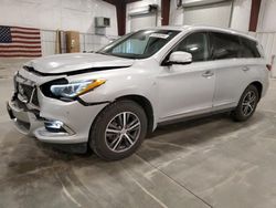 Salvage cars for sale at Avon, MN auction: 2019 Infiniti QX60 Luxe