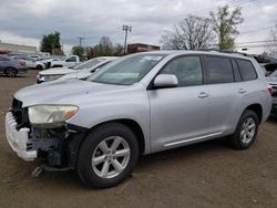Salvage cars for sale at New Britain, CT auction: 2010 Toyota Highlander