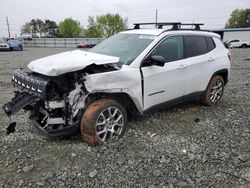 Salvage cars for sale at Mebane, NC auction: 2022 Jeep Compass Latitude LUX