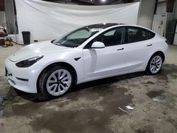 Salvage cars for sale at North Billerica, MA auction: 2022 Tesla Model 3
