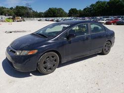 Salvage cars for sale from Copart Ocala, FL: 2007 Honda Civic LX