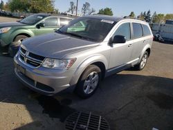 Salvage cars for sale at Woodburn, OR auction: 2018 Dodge Journey SE