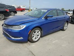 2016 Chrysler 200 Limited en venta en Grand Prairie, TX
