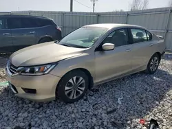 Salvage cars for sale at Wayland, MI auction: 2013 Honda Accord LX