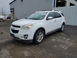 Salvage cars for sale from Copart Mcfarland, WI: 2011 Chevrolet Equinox LTZ