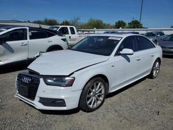 Salvage cars for sale from Copart Sacramento, CA: 2015 Audi A4 Premium