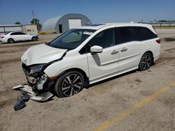 Salvage cars for sale at Wichita, KS auction: 2019 Honda Odyssey Elite