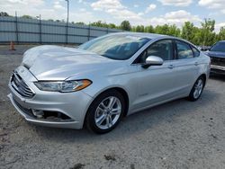 Salvage cars for sale from Copart Lumberton, NC: 2018 Ford Fusion SE Hybrid