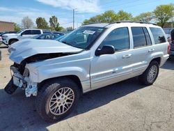 Salvage cars for sale from Copart Moraine, OH: 2004 Jeep Grand Cherokee Limited
