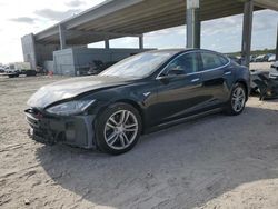 Salvage cars for sale from Copart West Palm Beach, FL: 2015 Tesla Model S 60