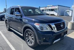 Salvage cars for sale from Copart Sacramento, CA: 2018 Nissan Armada SV