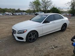 Salvage cars for sale from Copart Baltimore, MD: 2017 Mercedes-Benz C 300 4matic