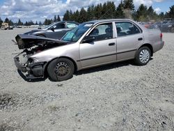 Salvage cars for sale from Copart Graham, WA: 2000 Toyota Corolla VE