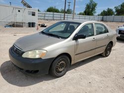 Salvage cars for sale from Copart Oklahoma City, OK: 2006 Toyota Corolla CE