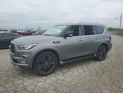 Salvage cars for sale at Indianapolis, IN auction: 2021 Infiniti QX80 Luxe