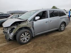Salvage cars for sale from Copart San Diego, CA: 2017 Honda Odyssey EXL