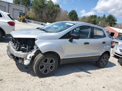 Salvage cars for sale at Mendon, MA auction: 2021 Ford Ecosport S