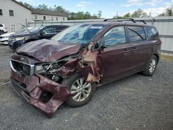 Salvage cars for sale from Copart York Haven, PA: 2015 KIA Sedona LX