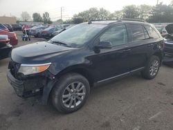 Salvage cars for sale at Moraine, OH auction: 2012 Ford Edge SEL