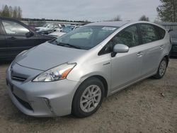 Salvage cars for sale from Copart Arlington, WA: 2014 Toyota Prius V