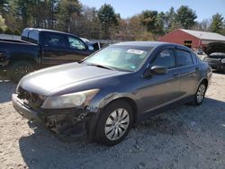 Salvage cars for sale from Copart Mendon, MA: 2010 Honda Accord LX
