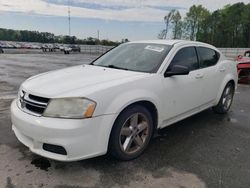 Salvage cars for sale at Dunn, NC auction: 2013 Dodge Avenger SE