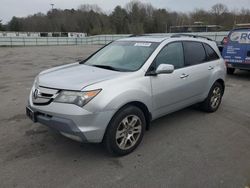Salvage cars for sale at Assonet, MA auction: 2008 Acura MDX