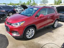 Chevrolet Trax salvage cars for sale: 2018 Chevrolet Trax Premier