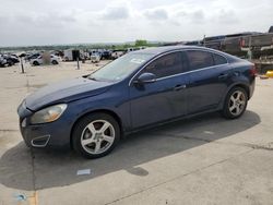 Salvage cars for sale at Grand Prairie, TX auction: 2012 Volvo S60 T5
