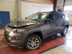 Salvage cars for sale at Angola, NY auction: 2022 Jeep Compass Latitude LUX