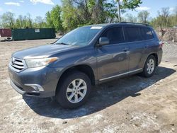 Toyota salvage cars for sale: 2011 Toyota Highlander Base