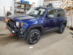 Jeep Renegade Trailhawk salvage cars for sale: 2016 Jeep Renegade Trailhawk